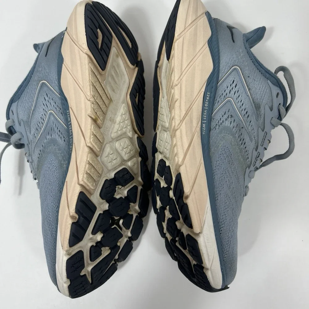 Women's 6.5B HOKA One One Arahi 5 Running Shoes Blue Fog/Provincial Blue